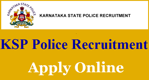 Karnataka State Police Recruitment 2018