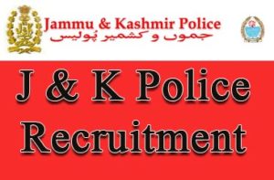JK Police Recruitment – 1350 Constable Vacancy
