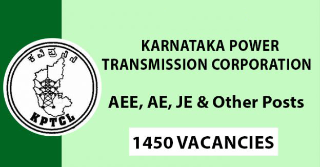 KPTCL Recruitment 2019 – 1450 AEE, AE, JE, Junior Assistant & Various Vacancy