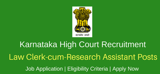 High Court of Karnataka – 20 Law Clerks-cum-Research Assistants